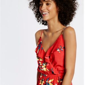 Beautiful Red Floral Dress